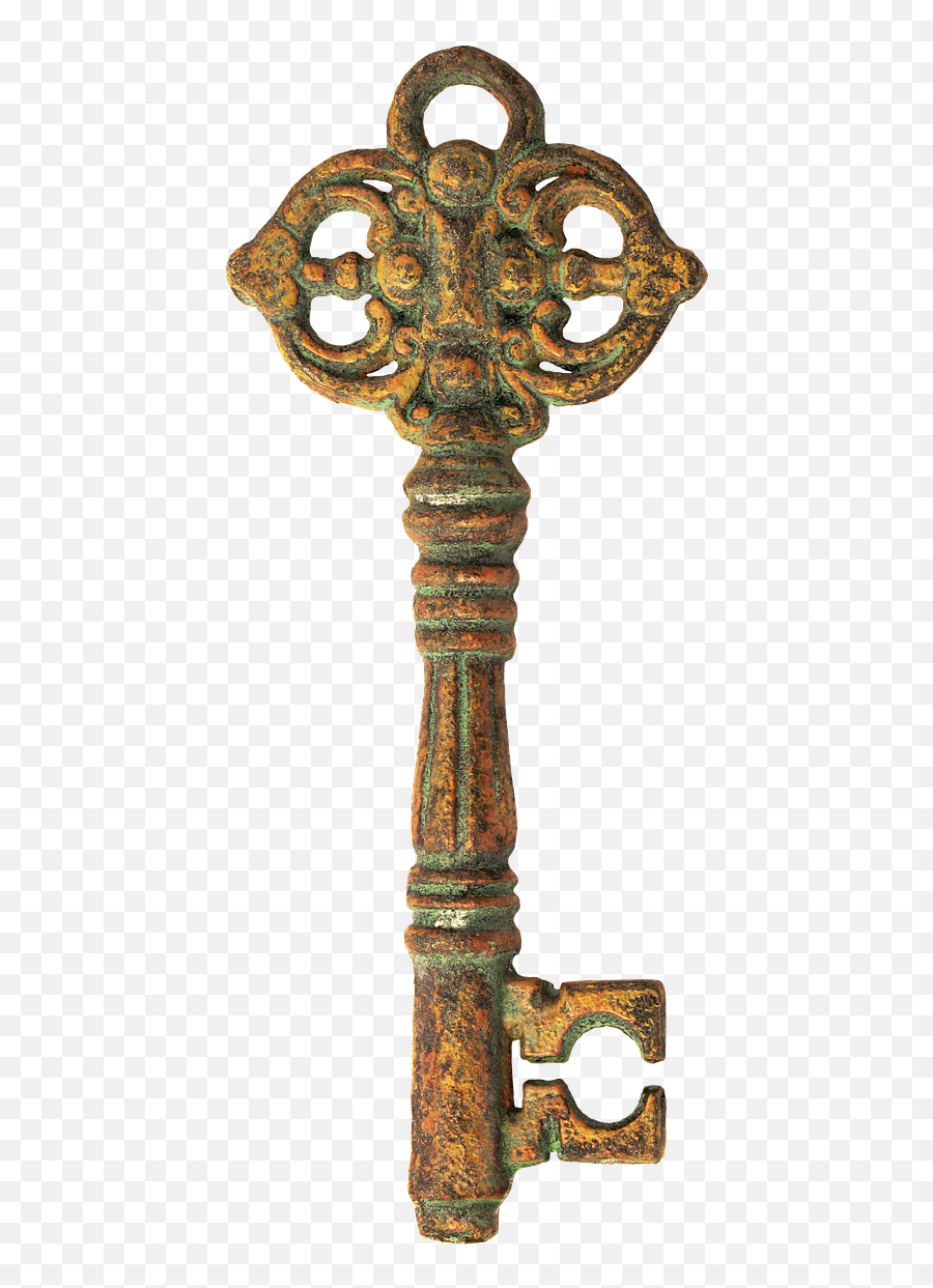 Old Grunge Rusted - Rusty Key Png,Grunge Cross Png