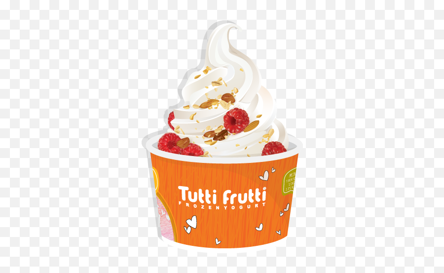 Tutti Frutti Frozen Yogurt Flavour - Tutti Frutti Frozen Yogurt Cup Png,Frozen Yogurt Png