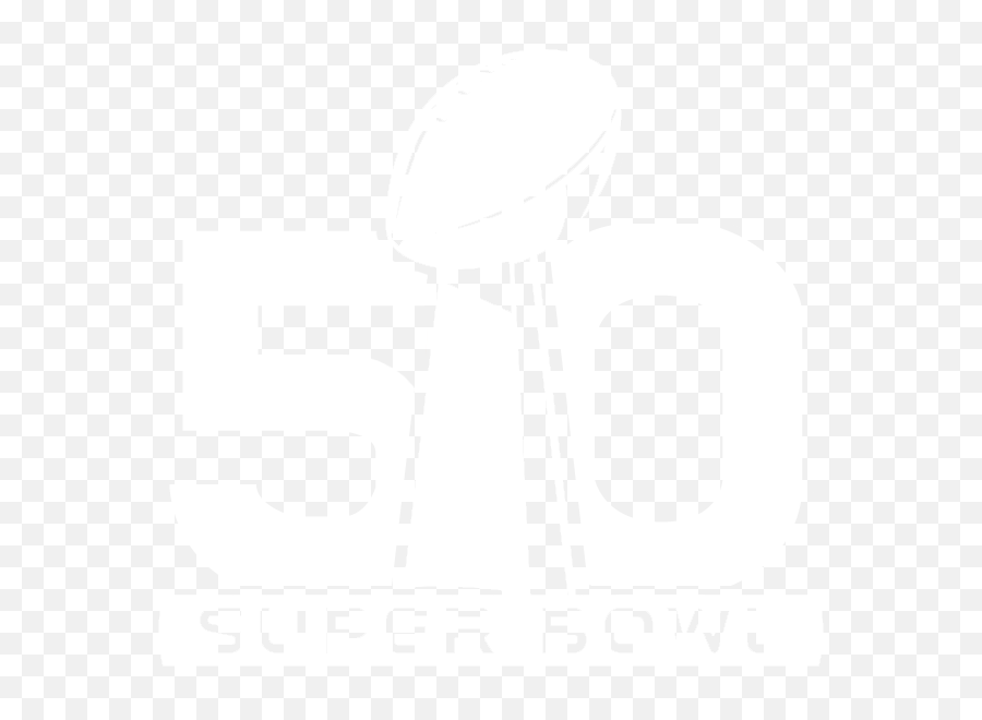 Superbowl Logo White - Language Png,Super Bowl 50 Png