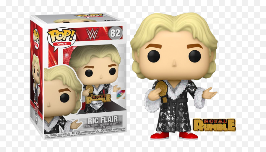 Wwe - Ric Flair Royal Rumble U002792 Diamond Glitter Pop Vinyl Figure With Enamel Pin Ric Flair Royal Rumble Funko Pop Png,Royal Rumble Png