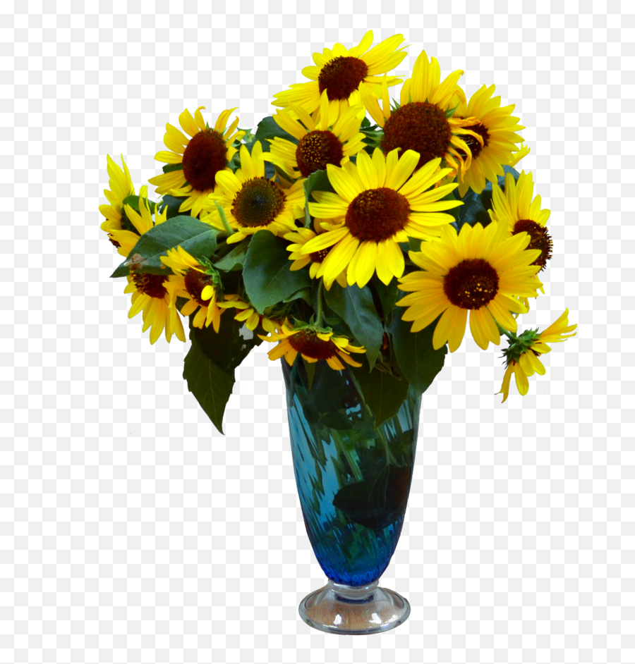 Flower Vase Transparent Background Png Arts - Transparent Flower Vase Png,Yellow Flower Transparent Background