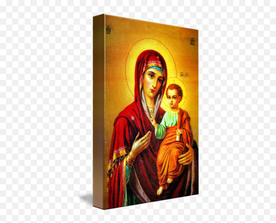 Virgin Mary And Jesus Icon - Jesus And Mary Icon Png,Mary Icon