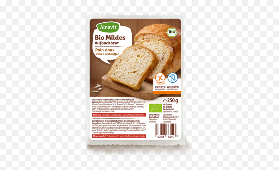 Organic White Bread From Alnavit - Sliced Bread Png,White Bread Png