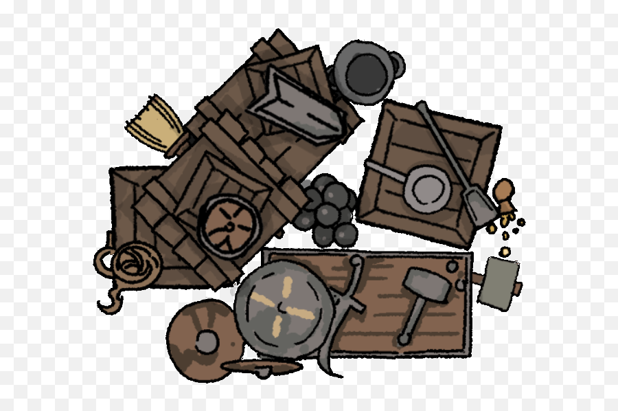 Amellwinds Guide To Monster Hunting - Pile Of Equipment Dnd Png,Dnd Potion Map Icon