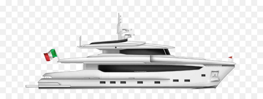 Cerri Cantieri Navette 35m 24m - Marine Architecture Png,Icon Yachts