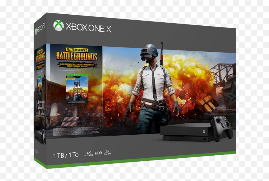 Xbox One X 1tb Console Playerunknownu0027s Battlegrounds Bundle - Battlegrounds Xbox One X Png,Playerunknown's Battlegrounds Png