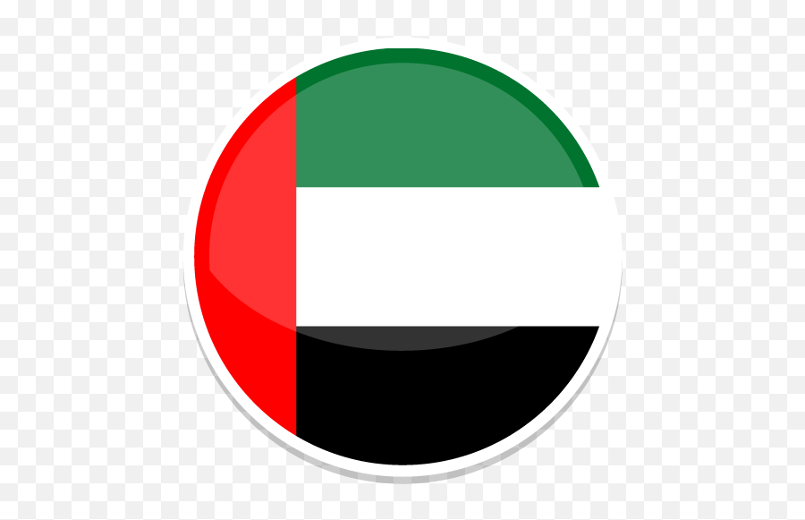 United Arab Emirates Flag Flags Free Icon Of Round World - Round Uae Flag Png,Un Flag Icon