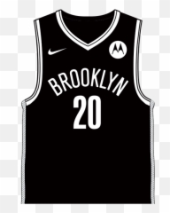 Nets Uniform History Brooklyn - Nba Jersey Clipart png