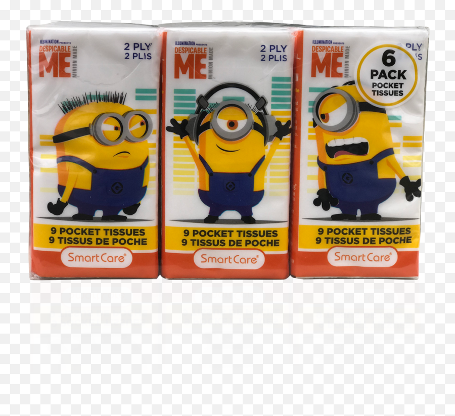 Minions Pocket Tissue 6 Pack U2013 Brush Buddies - Happy Png,Minion Icon Pack