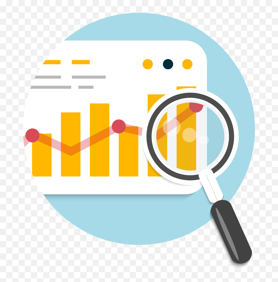 Integration And Identity Management For K Education - Chart With Magnifying Glass Png,Process Control Icon