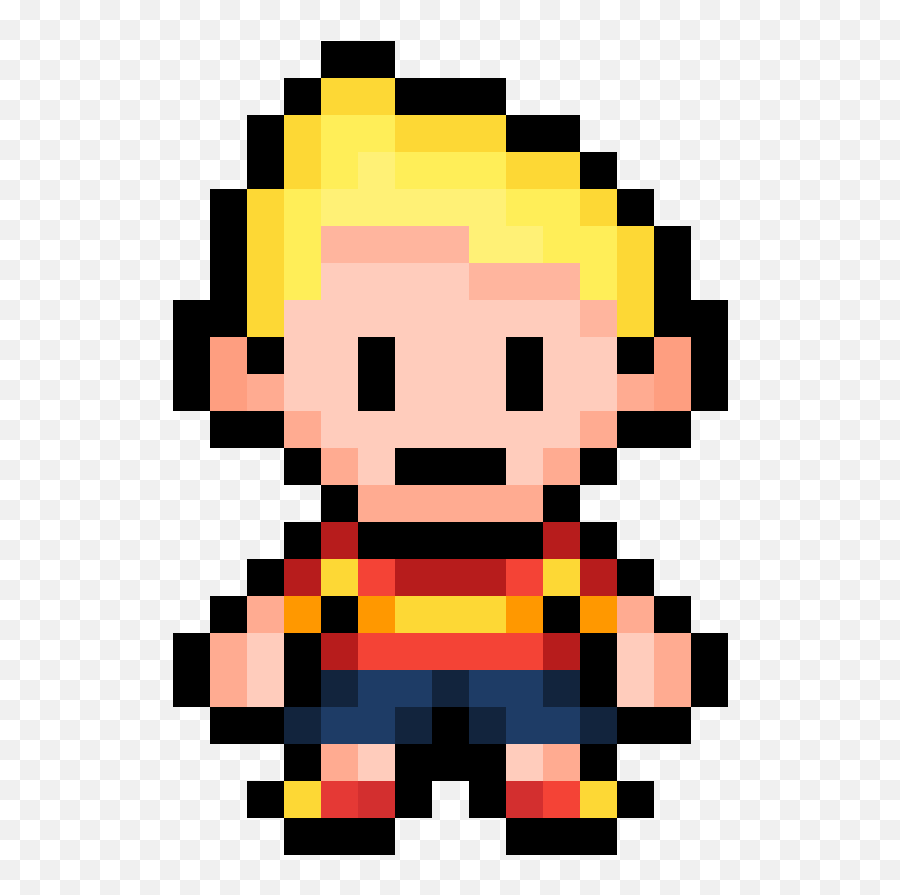 Download Hd Lucas Gba Remastered - Sprite Human Pixel Art Lucas Mother 3 Sprite Png,Gba Png