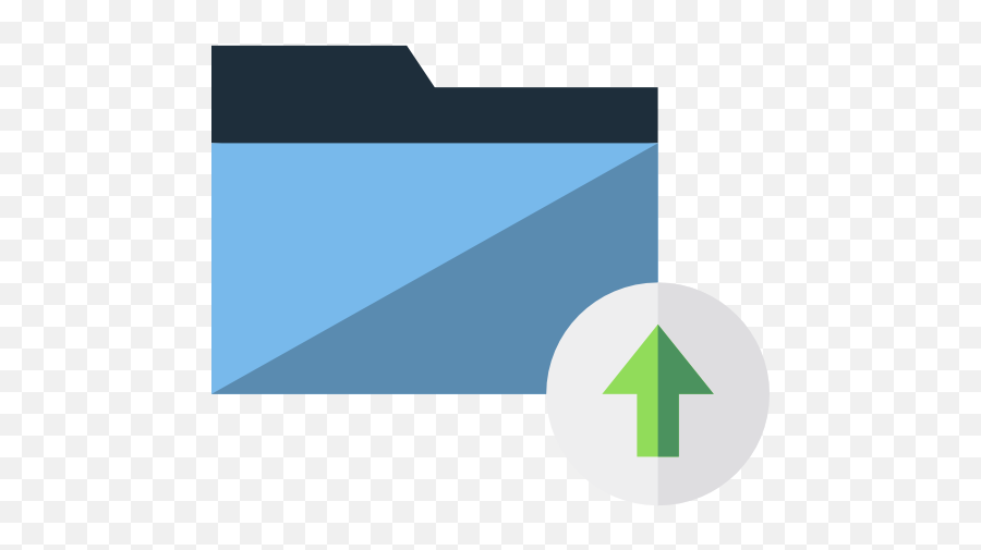 Folder - Free Interface Icons Horizontal Png,Blue Arrow On Folder Icon