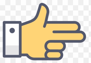Hand Gun - Free gestures icons Clip Art png
