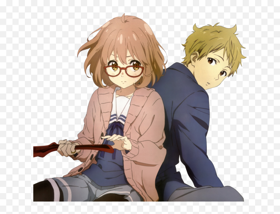 Anime Boy And Girl Png 5 Image - Anime Boy And Girl,Anime Glasses Png