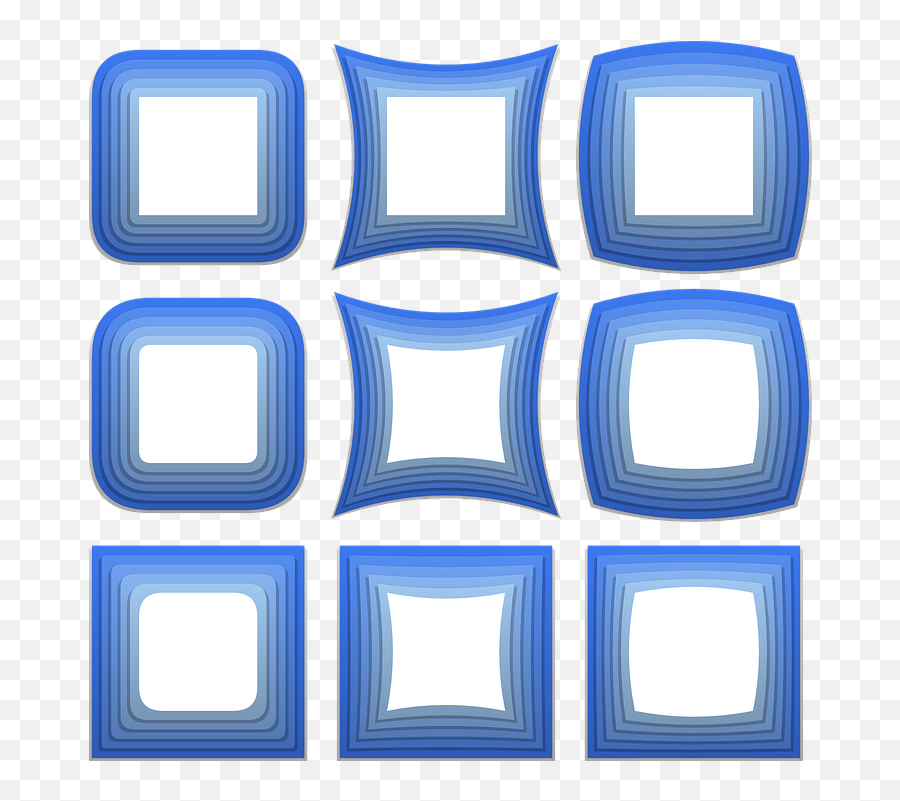 Frame Blue Border - Free Vector Graphic On Pixabay Png,Blue Border Transparent