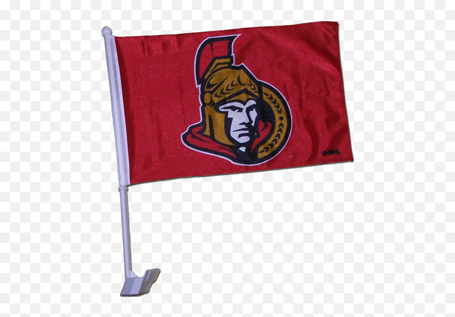 Ottawa Senators Window Mounted Red Car Flag - Ottawa Senators Logo Png,Red Car Logo