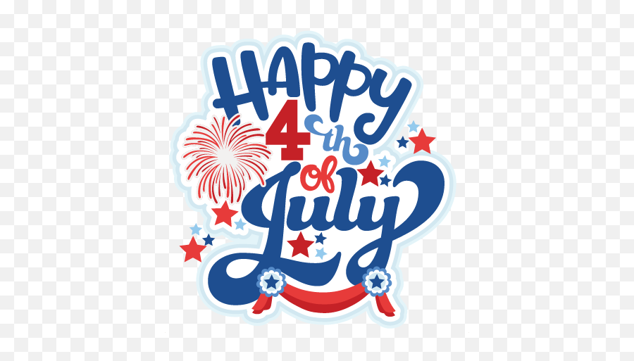 July Title Cute Svg Cut Files - 4th Of July Cute Png,4th Of July Png