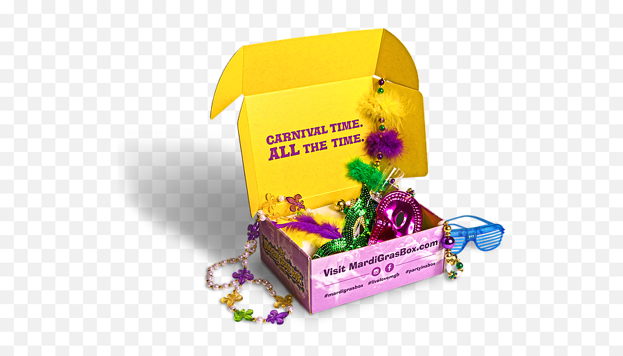 Home Mardi Gras Box - Flower Png,Mardi Gras Beads Png