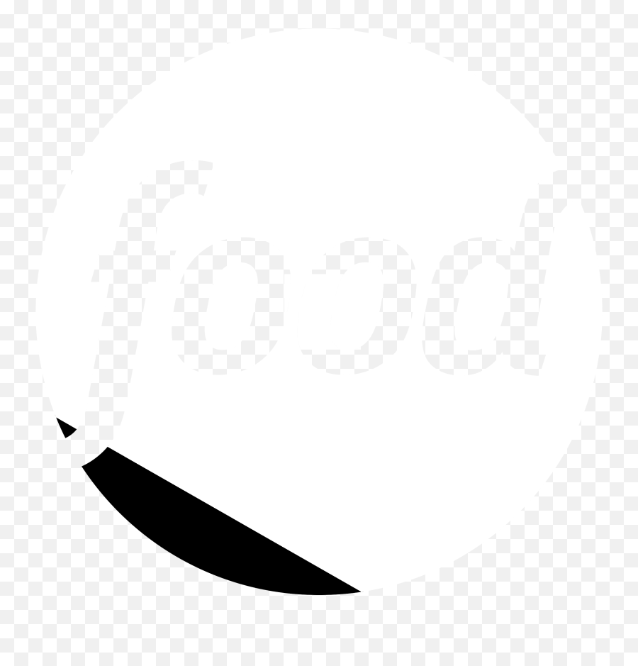 Download Food Network 2 Logo Black And - Circle Png,Food Network Logo Png