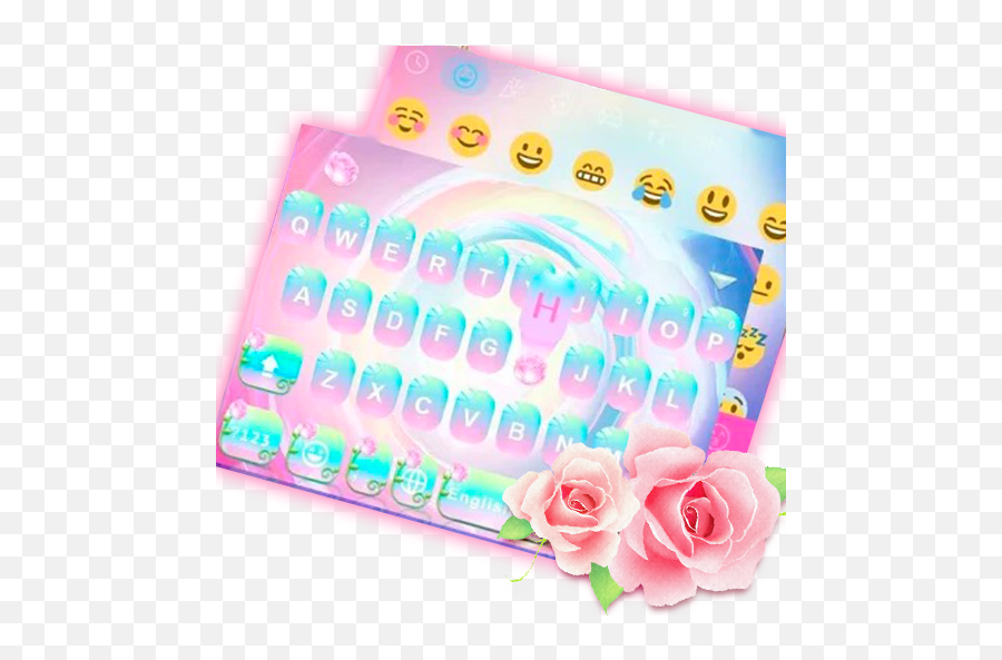 Rose Emoji Kika Keyboard Theme Apk Download - Apkco Garden Roses Png,Rose Emoji Png