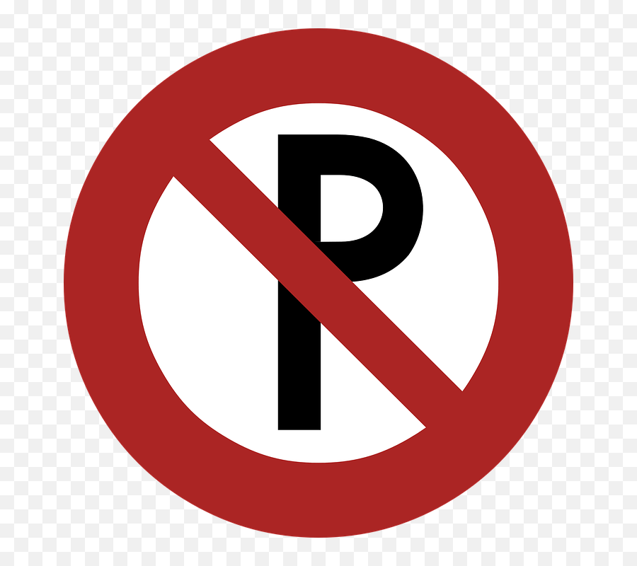 No Overtaking Road Sign Transparent Png - Stickpng No Parking Sign Png,Road Clipart Transparent