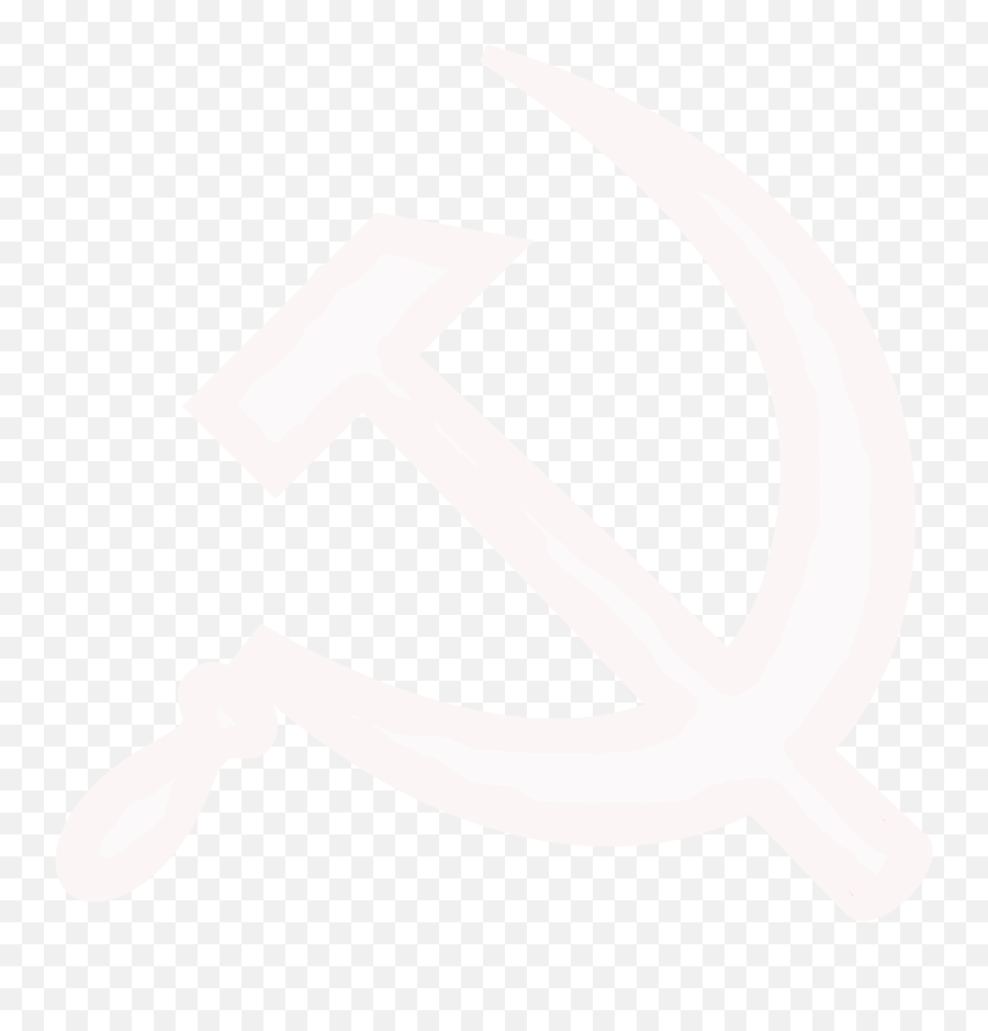 Hammer And Sickle Transparent Png - White Communist Symbol Png,Communism Png