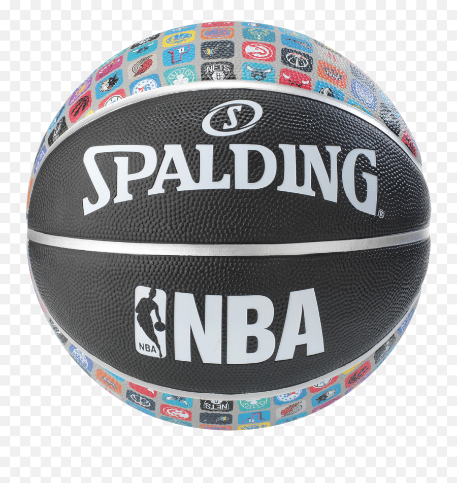 Entering Nba Icon Ball Rubber 7 Logo 83 - 649z The Indoor Room For The Regular Article Spalding Spalding Basketball Basketball Nba 7 Rubber Basketball Ball With All Teams Png,Nba Logo