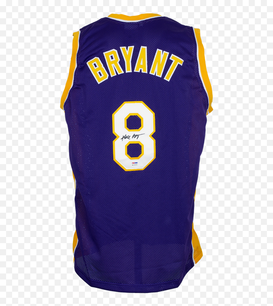 Kobe Bryant Signed Custom Vintage Full Name Jersey Psa B13331 - Kobe Bryant Jersey Png,Kobe Bryant Png