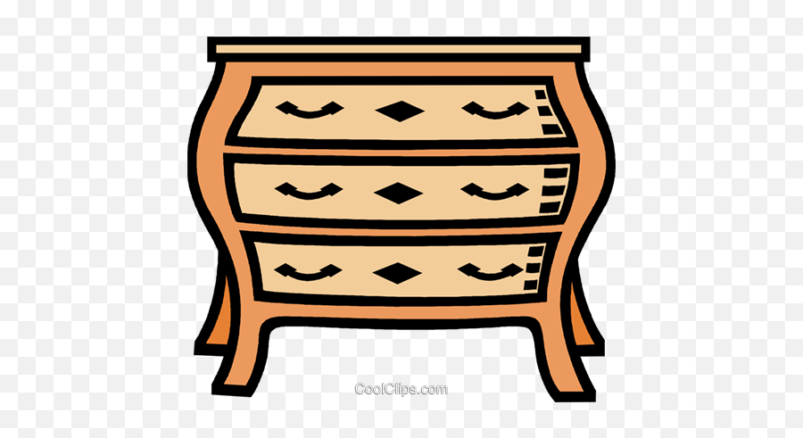 Dresser Chest Drawers Royalty Free - Chest Of Drawers Clipart Png,Dresser Png