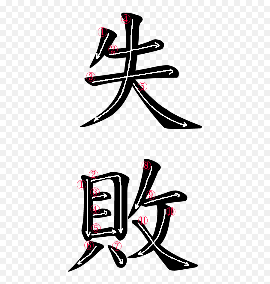 Japanese Word For Failure Png Image - Clip Art,Failure Png