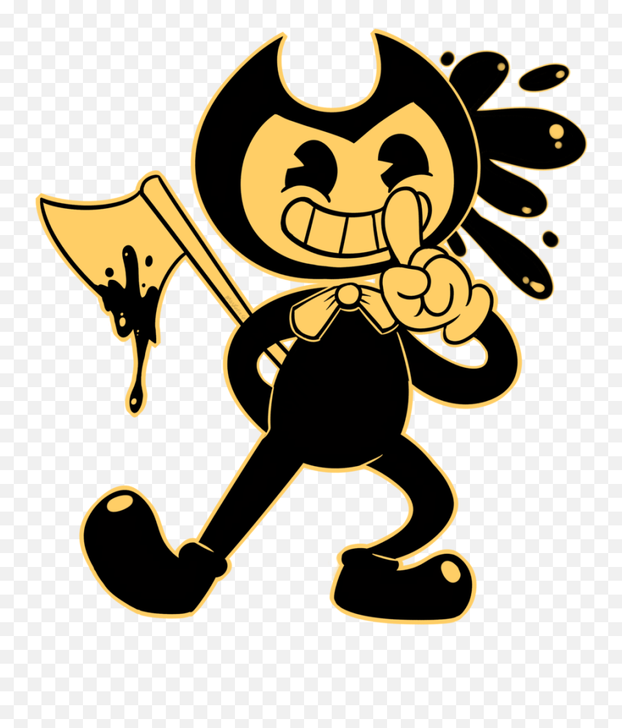 Bendy Png 5 Image - Bendy Dibujo Para Colorear,Bendy Png