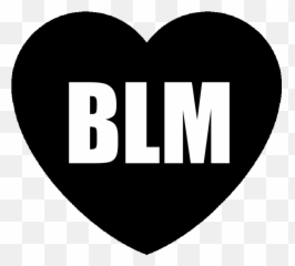 Blmheart - Discord Emoji Black Lives Matter png