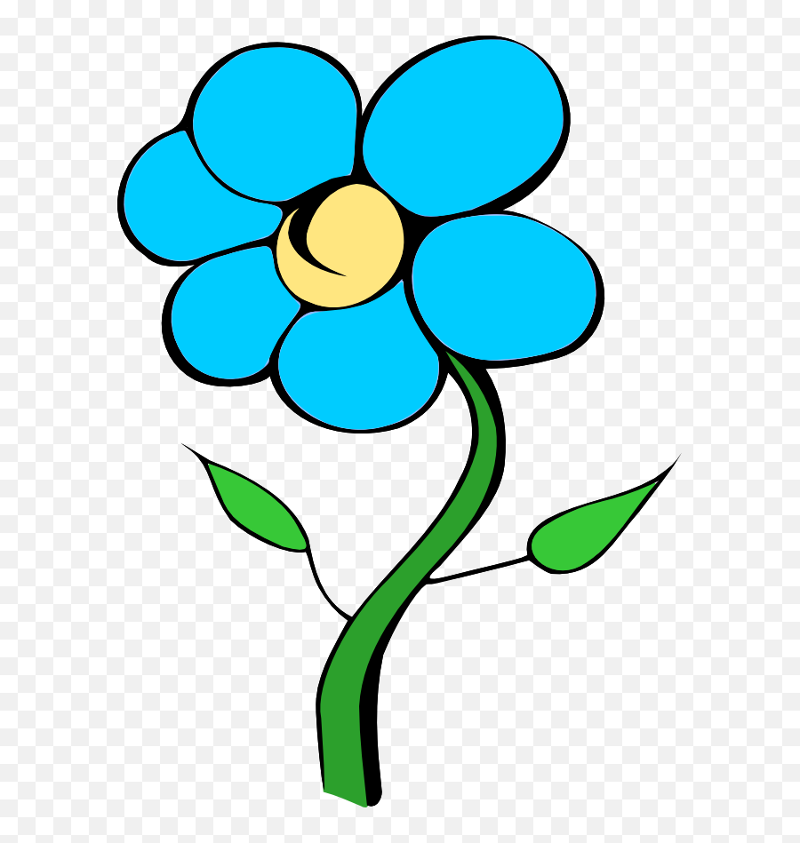 Blue Flowers Special Offer Png Transparent Image - 4477 Blue Flower Clipart,Blue Flower Transparent