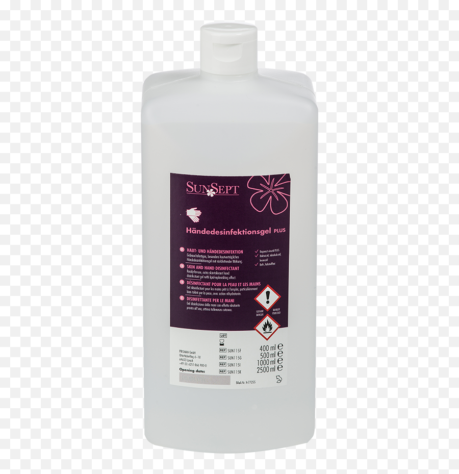 Hand Disinfectant Gel Plus - Sunsept Plastic Bottle Png,Dio Hair Png
