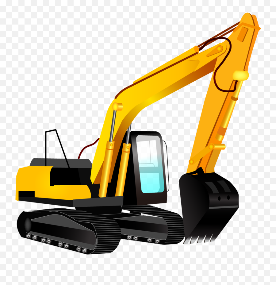 Excavator Vector - Cartoon Excavator Png,Blippi Png