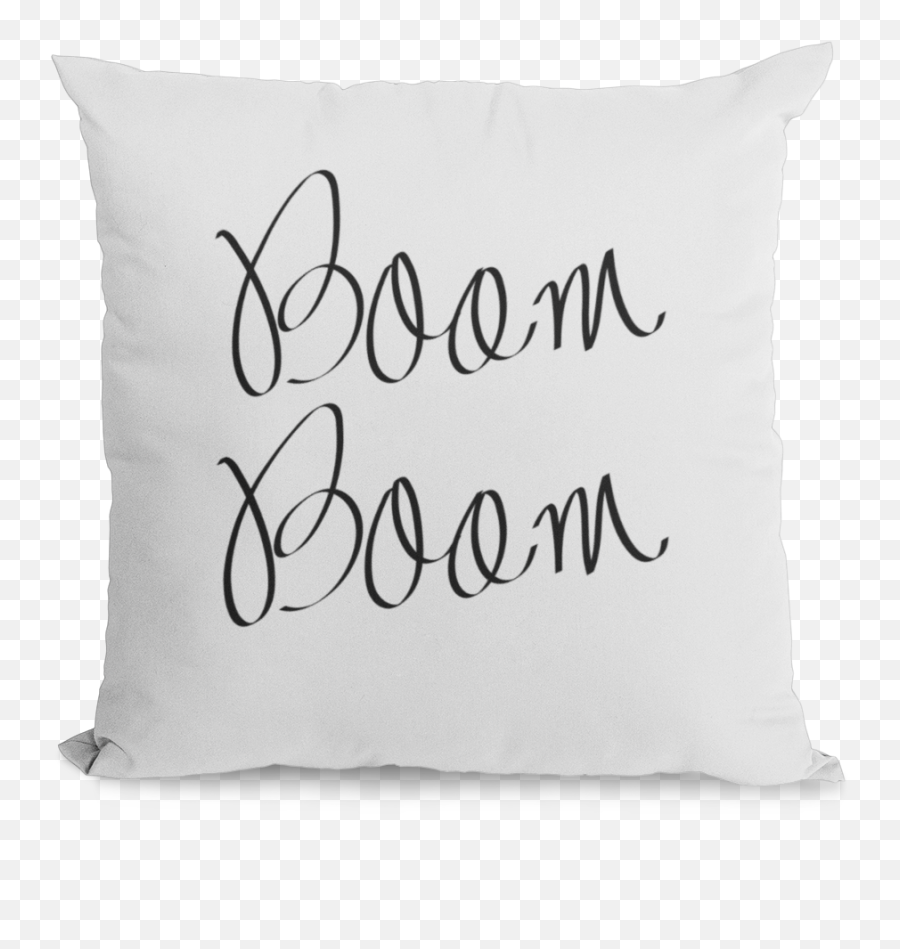 Boom Pillow Cover - Cushion Png,Pillow Transparent Background
