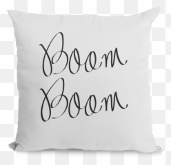 Boom Pillow Cover - Cushion Png,Pillow Transparent Background