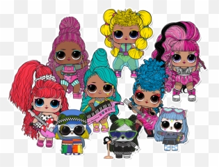Collectible Dolls With Mix And Match Accessories Lol - For Adult png