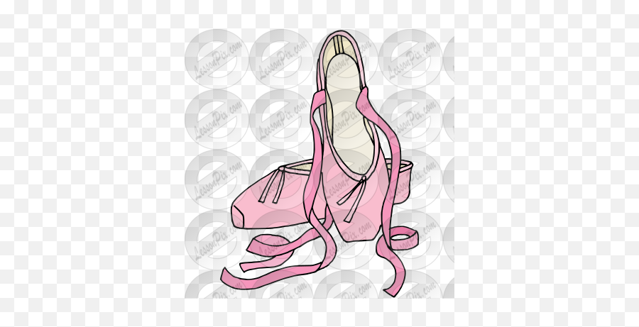 Ballet Shoes Picture For Classroom Therapy Use - Great For Women Png,Ballet Shoes Png