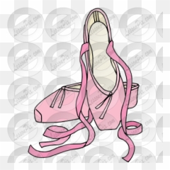 Ballet Shoes Picture For Classroom Therapy Use - Great For Women Png,Ballet Shoes Png