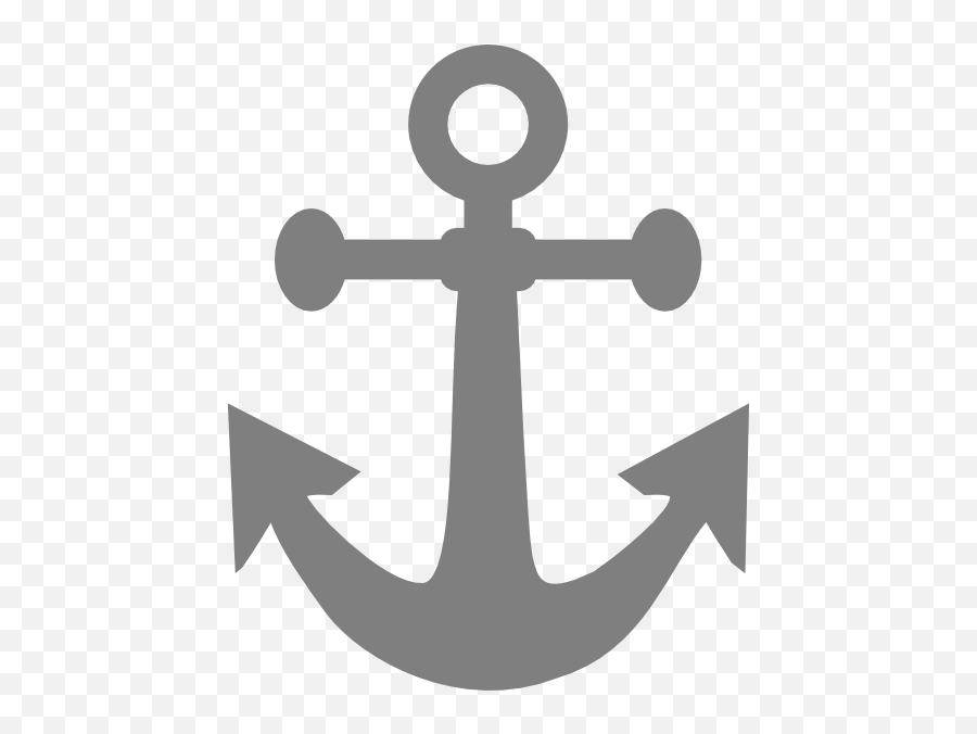 Gray Sailor Anchor Clip Art - Vector Clip Art Anchor Clip Art Png,Sailor Png