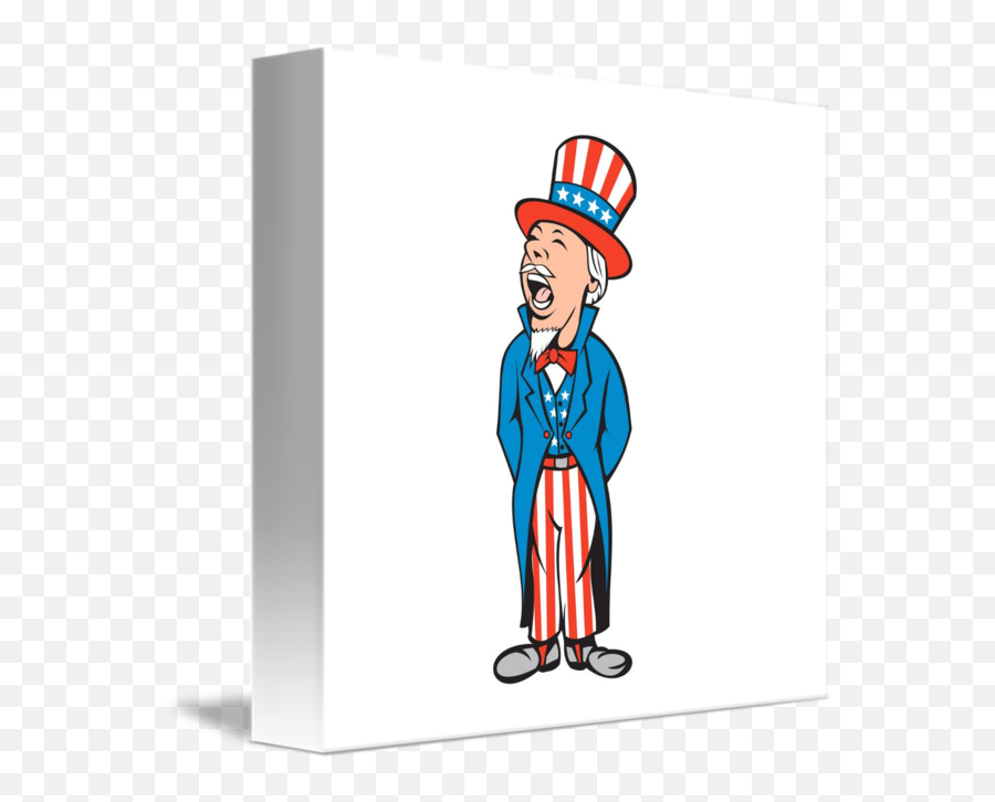 Uncle Sam American Shouting Cartoon By Aloysius Patrimonio - Fictional Character Png,Uncle Sam Hat Png