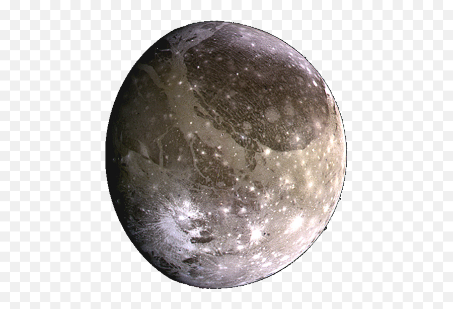 Ganymede Moons Of Jupiter Galilean - Ganymede Moon Transparent Background Png,Jupiter Transparent Background