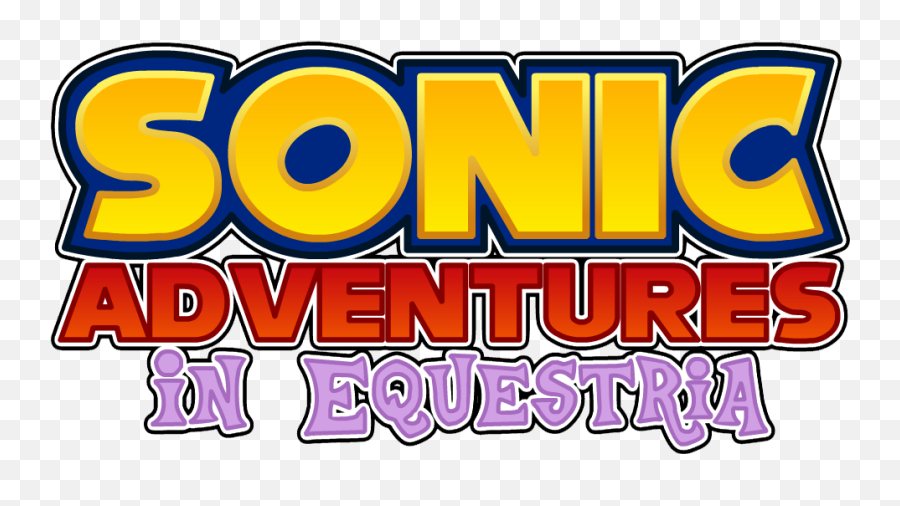 Adventures In Equestria - Sonic Equestria Adventures Logo Png,Sonic Adventure Logo
