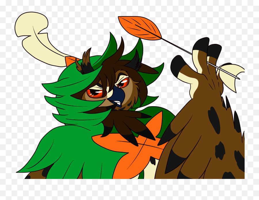 Cosplaying As Decidueye Weasyl - Anthro Decidueye Png,Decidueye Png