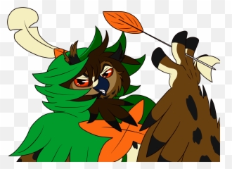 Cosplaying As Decidueye Weasyl - Anthro Decidueye Png,Decidueye Png