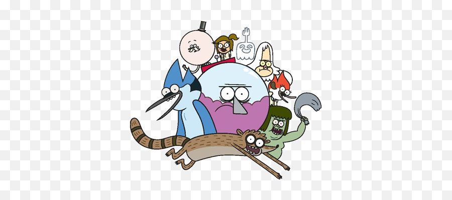 Épinglé Par Idontevenknow Sur Regular Show - Regular Show Dvd Amazon Png,Regular Show Logo