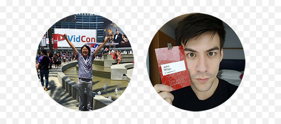 Have Youtube Will Travel Thai Creators Head To Global Meet - Ups Collage Png,Vidcon Logo