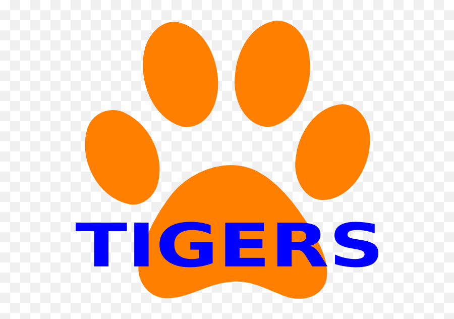 Clemson Tiger Paw Best Free Image - Easy Drawings Of Tiger Paws Png,Clemson Png