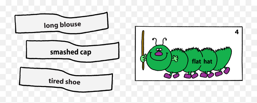 Silly Synonyms Game - Caterpillar Synonyms Png,Synonym For Transparent